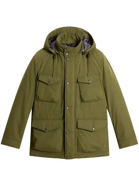 Woolrich lined hooded jacket