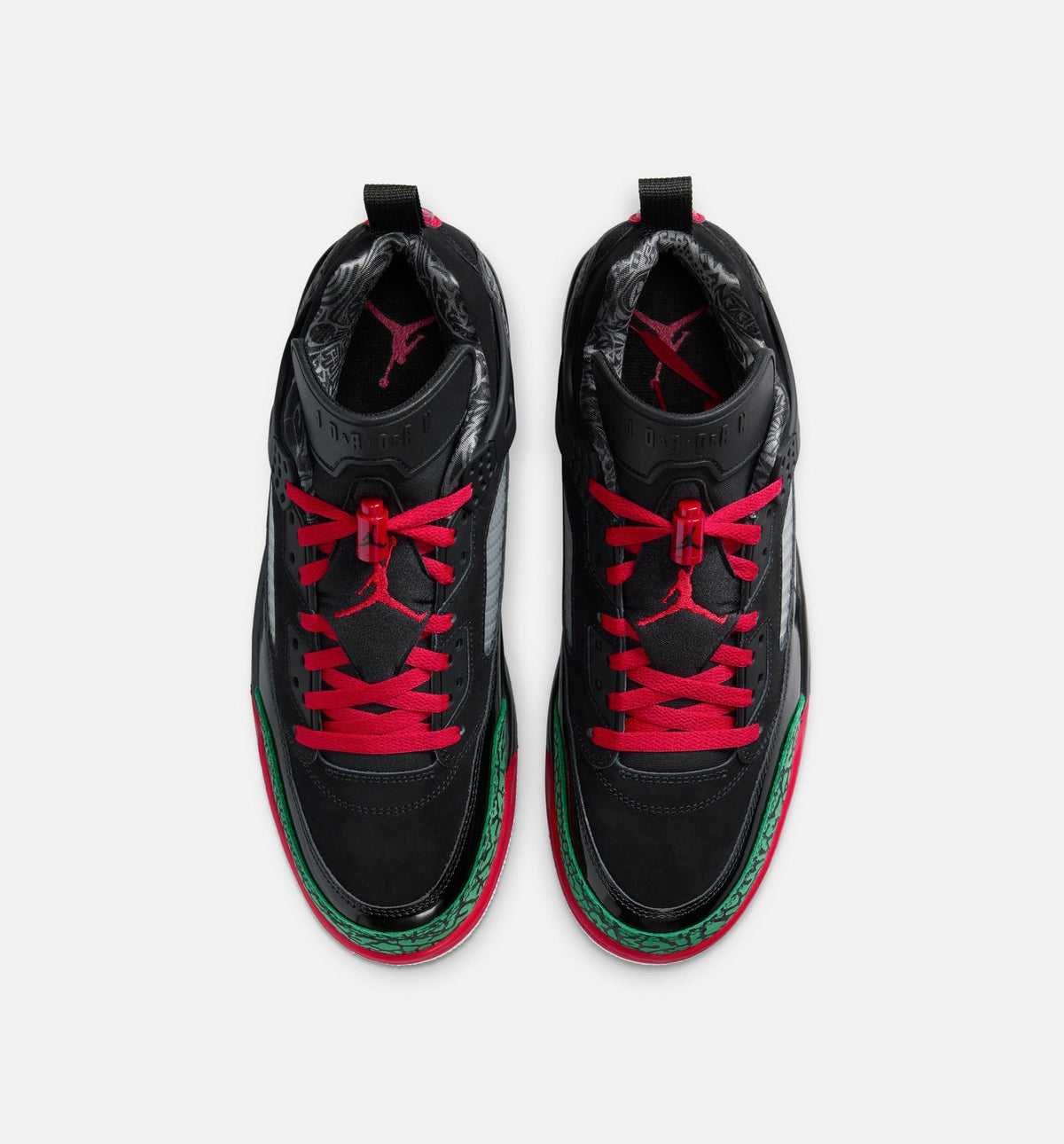 Spizike Low – Men's Lifestyle Shoe in Black/Classic Green/White/Varsity Red