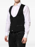 Dolce & Gabbana U-neck button-up waistcoat