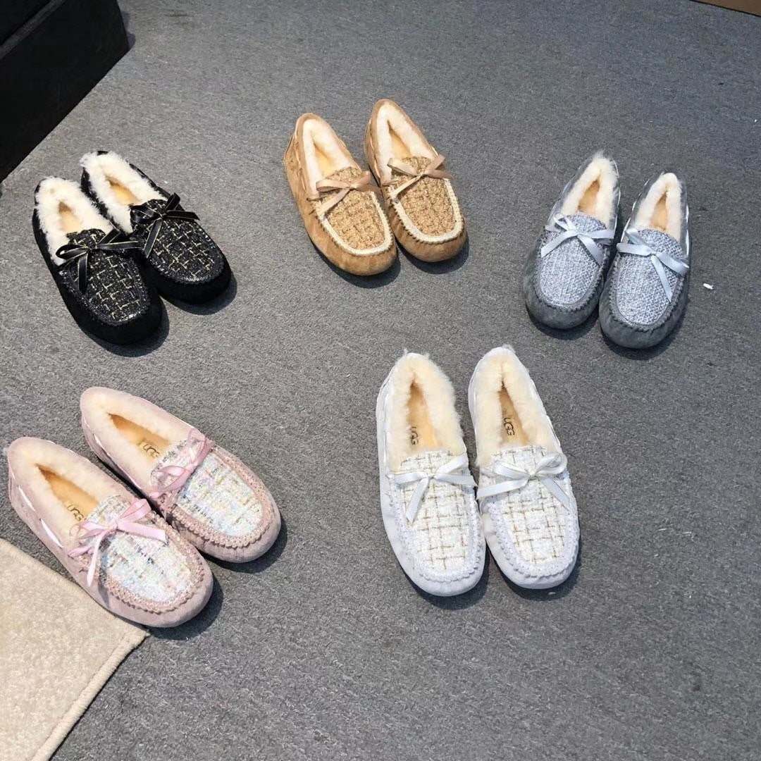 Chestnut Chanel-Style Driving Loafers — Sophisticated & Chic | New Arrival | In Stock
