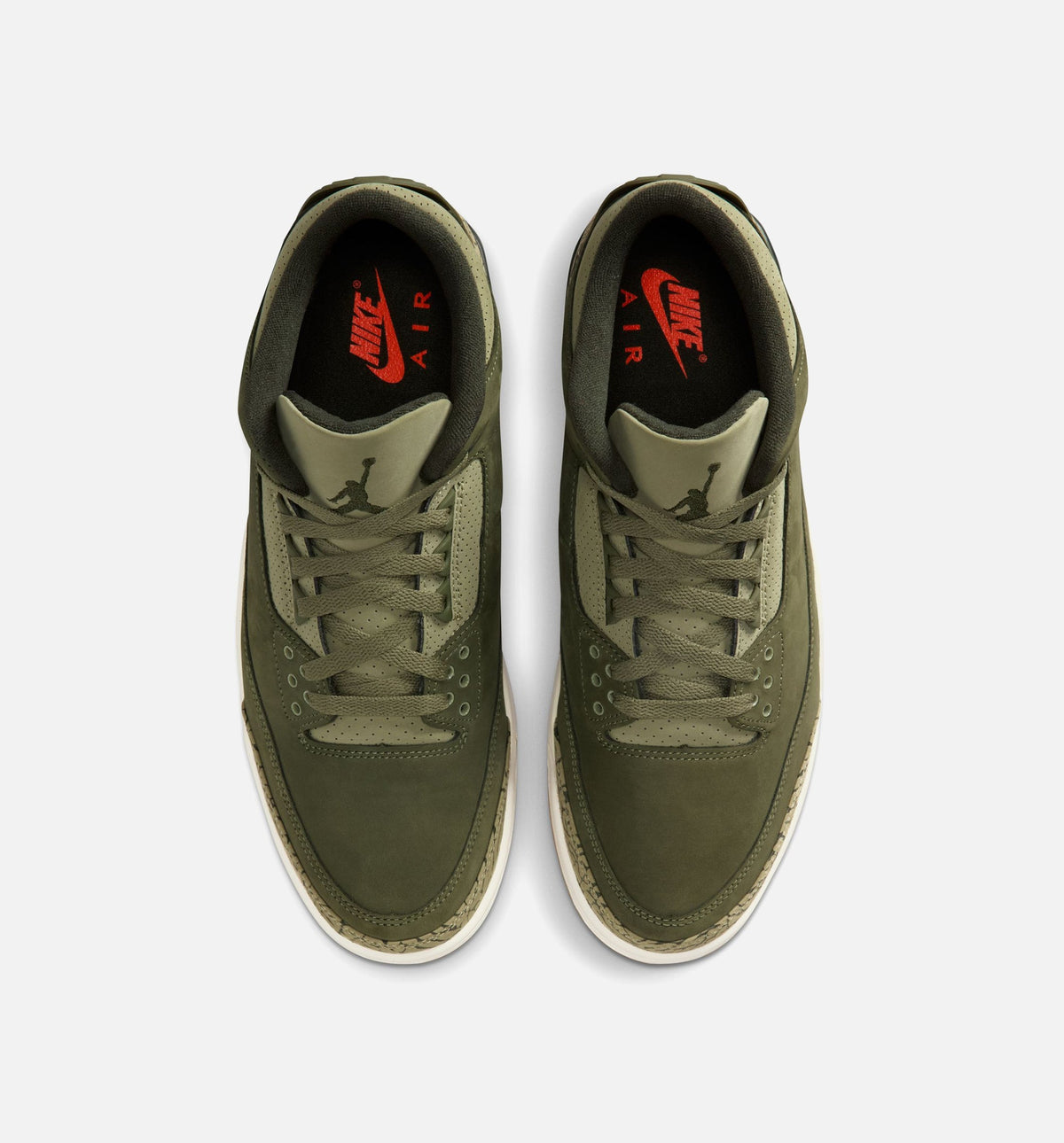 Air Jordan 3 Retro Medium Olive Men's Sneakers