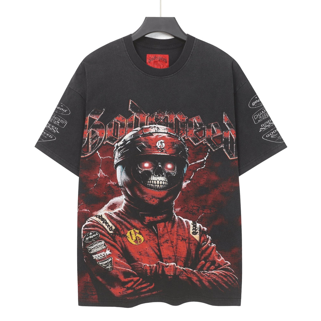 Godspeed Racing Skull Graphic T-Shirt