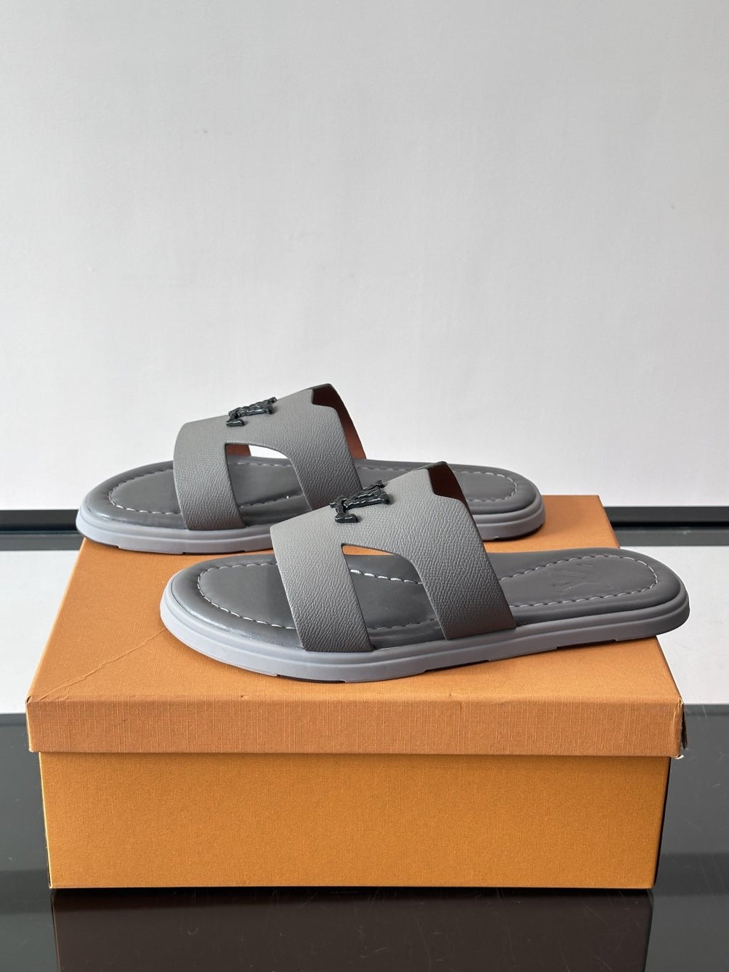Louis Vuitton Isola Logo Slide Sandals