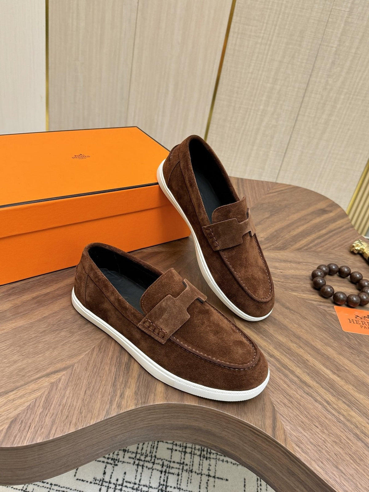 Hermès H-Detail Slip-On Sneakers